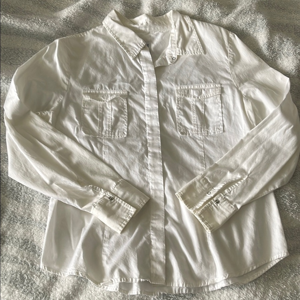 White Button-Up Shirt